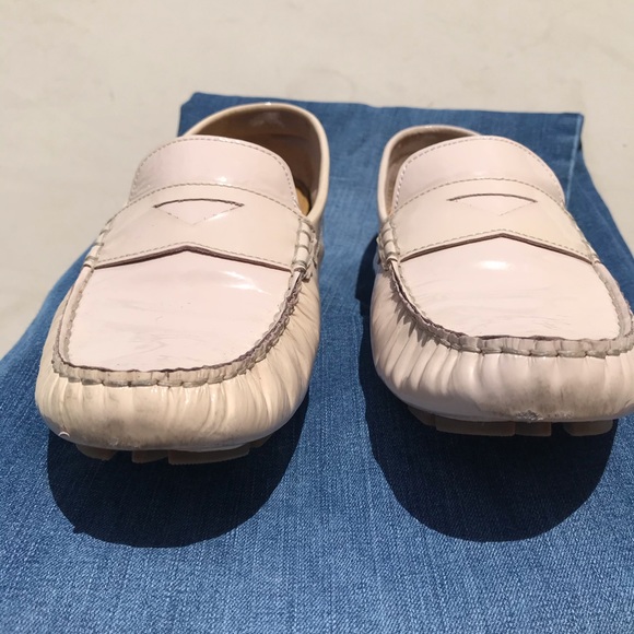 Pale Pink Patent Loafers - Picture 8 of 11